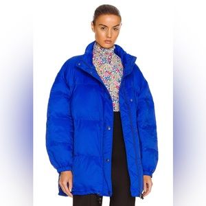 Isabel Marant Etoile Dilys Puffer Jacket- Electric Blue